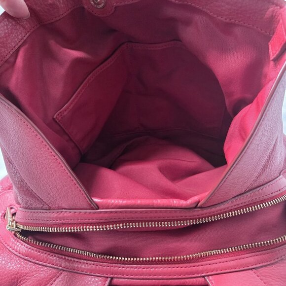 Coach Lexi Raspberry Red Purse Shoulder Bag - Picture 6 of 16